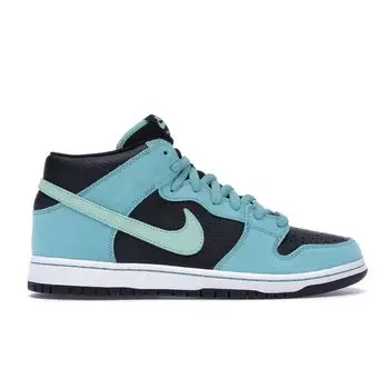 Мужские кроссовки Nike Dunk Mid Pro SB Sea Crystal Черные Medium-Mint--Sea-Crystal 314383-033
