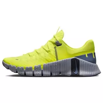 Мужские кроссовки Nike Free Metcon 5 Volt Wolf Grey Зеленый Черный Рассеянный-Синий DV3949-700 44.5