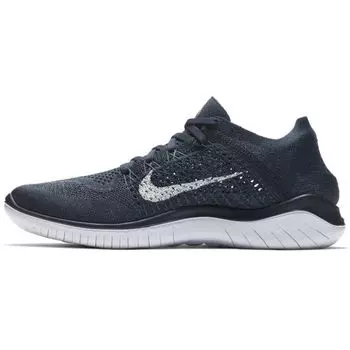 Мужские кроссовки Nike Free RN Flyknit 2018 College Navy Blue Squadron-Blue White 942838-400 39
