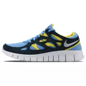 Мужские кроссовки Nike Free Run 2 University Blue Navy Yellow Strike White-Armory-Navy-Yellow-Strike 537732-408 41