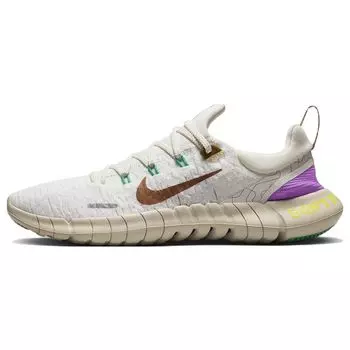 Мужские кроссовки Nike Free Run 5.0 Next Nature Premium Moving Company кремового цвета с парусом цвета фуксии-Dream DZ3191-100 45.5