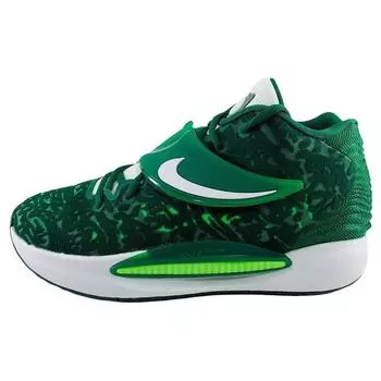 Мужские кроссовки Nike KD 14 TB Gorge Green белые DM5040-302 41