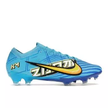 Мужские кроссовки Nike Kylian Mbapp x Zoom Mercurial Vapor 15 Elite FG Motivation Pack Blue Baltic-Blue White DR9996-400 39