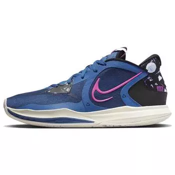 Мужские кроссовки Nike Kyrie Low 5 Precious Stones синие темно-марина-синие черные DJ6012-400 45