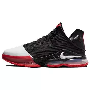 Мужские кроссовки Nike LeBron 19 Low EP Bred черно-белые университетские красные DH1271-001 41