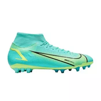 Мужские кроссовки Nike Mercurial Superfly 8 Academy AG Dynamic Turquoise Lime Glow синие CV0842-403 40
