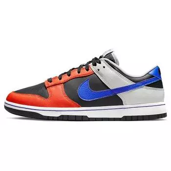 Мужские кроссовки Nike NBA x Dunk Low EMB 75th Anniversary — Knicks Orange Black Racer-Blue DD3363-002 44