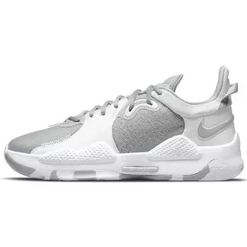 Мужские кроссовки Nike PG 5 TB Wolf Grey белые DA7758-002 42.5