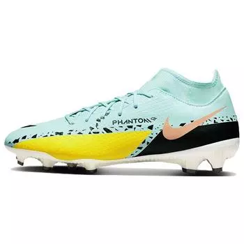 Мужские кроссовки Nike Phantom GT2 Academy DF FG MG Lucent Pack Blue Glacier-Ice Yellow-Strike DC0797-407 41