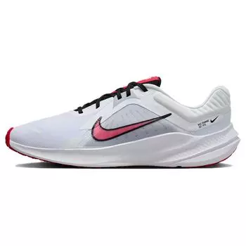 Мужские кроссовки Nike Quest 5 White Fire Red Светло-Дымчато-Серый Черный DD0204-104 42