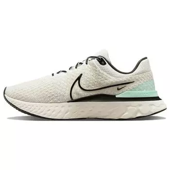 Мужские кроссовки Nike React Infinity Run Flyknit 3 Phantom Black Mint Cream Light-Bone Sail DH5392-004 42.5