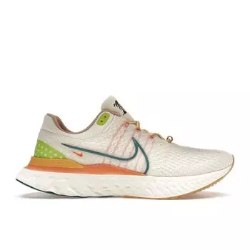 Мужские кроссовки Nike React Infinity Run Flyknit 3 Sail Hot Curry White Rift-Blue DV1744-141 40