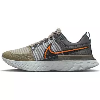 Мужские кроссовки Nike React Infinity Run Flyknit 2 Made From Sport Brown Light-Bone Sport-Spice DC4577-001 38.5