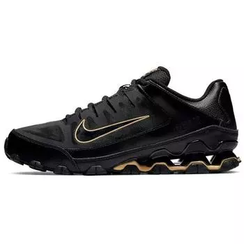 Мужские кроссовки Nike Reax 8 TR Mesh Black Metallic Gold 621716-020 44.5