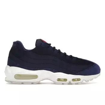 Мужские кроссовки Nike Stussy x Air Max 95 Loyal Blue белые 834668-441