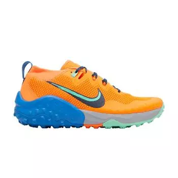 Мужские кроссовки Nike Wildhorse 7 Total Orange Green-Glow Signal-Blue Obsidian CZ1856-800 42.5