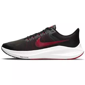 Мужские кроссовки Nike Winflo 8 Bred, черные, университетские, красные, светло-дымчатые, серые, CW3419-003 45