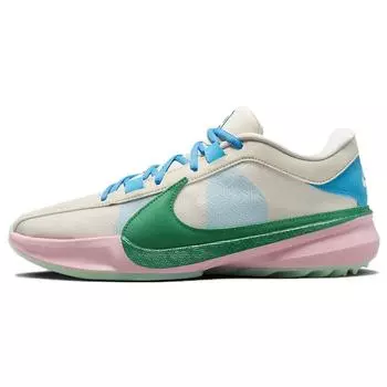 Мужские кроссовки Nike Zoom Freak 5 EP 5 The Hard Way Tan Light-Orewood-Brown Emerald-Rise DX4996-100 42.5