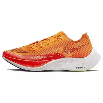 Мужские кроссовки Nike ZoomX Vaporfly NEXT% 2 Total Orange Ярко-малиновые белые черные CU4111-800 38.5