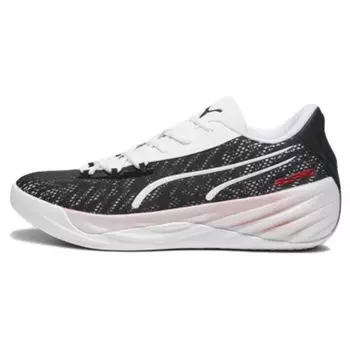 Мужские кроссовки Puma All-Pro Nitro Black Lime Squeeze белые 378541-02 40