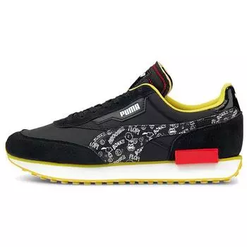 Мужские кроссовки Puma Peanuts x Future Rider Comic Strips Черный Белый 380483-01 37.5