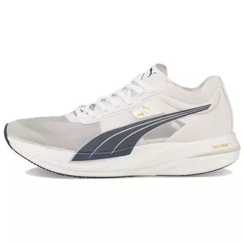 Мужские кроссовки Puma Tracksmith x Deviate Nitro Elite Racer White Peacoat Team-Gold 377272-01