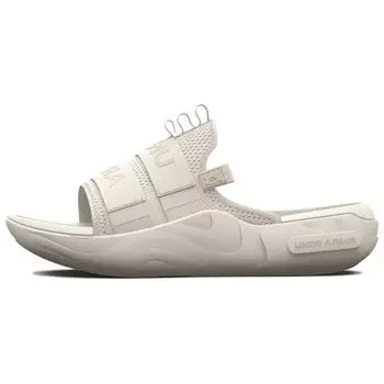Мужские кроссовки Under Armour Alpha 2.0 Slide Ivory Fog кремовые 3026284-100 44