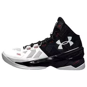 Мужские кроссовки Under Armour Curry 2 Suit & Tie Black White Metallic-Silver 1259007-101