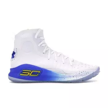 Мужские кроссовки Under Armour Curry 4 More Dubs White Team-Royal 1298306-100