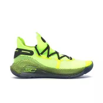 Мужские кроссовки Under Armour Curry 6 Coy Fish Yellow Hi-Vis-Yellow Ambrosia 3020612-302