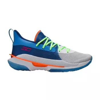 Мужские кроссовки Under Armour Curry 7 Super Soaker Blue Water White 3021258-404