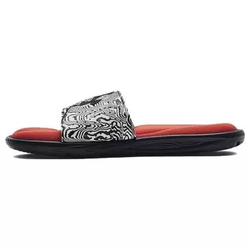 Мужские кроссовки Under Armour Ignite 6 Graphic Strap Slide Psychedelic Stripe Black Heritage-Red 3024450-006 41