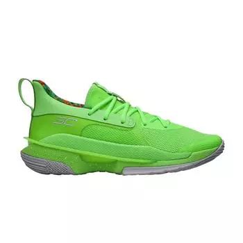 Мужские кроссовки Under Armour Sour Patch Kids x Curry 7 Lime Green Phosphor-Green White 3021258-302