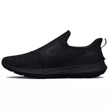 Мужские кроссовки Under Armour Surge 3 Slip Triple Black 3026506-002 42.5