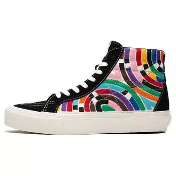 Мужские кроссовки Vans Sk8-Hi Reissue VLT LX Love Wins, разноцветные, черные VN0A4BVHBMB 43