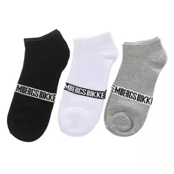 Мужские невидимые короткие носки Pack-3 BK080 39/42 разноцветный
