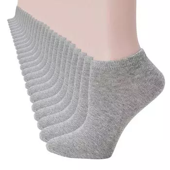 Мужские однотонные хлопковые носки, комплект из 14 пар One Size
