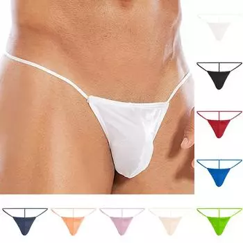 Мужские сексуальные трусы-стринги с карманами T-Pants One Size