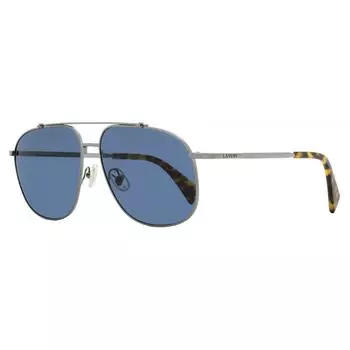 Мужские солнцезащитные очки Lanvin Navigator LNV110S 050 Рутений/Гавана 60 мм