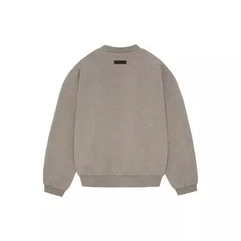 Мужские топы Fear of God Essentials Crewneck Core Heather, коричневые 192BT232044F XXS
