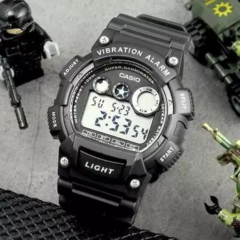 Мужские военные спортивные часы Casio W-735H