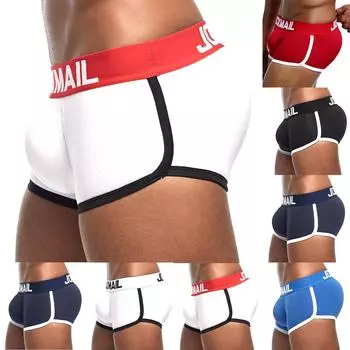 Мужское нижнее белье Body Shaper Enhance Butt Lifter Корректирующее белье со съемной подкладкой M