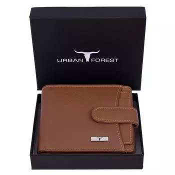 Мужской кожаный кошелек URBAN FOREST Oswald Redwood