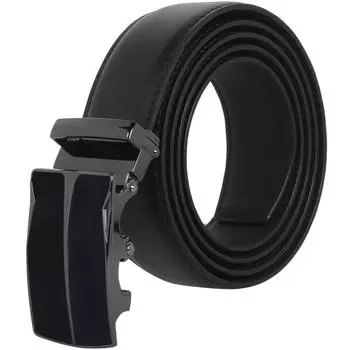 Мужской кожаный ремень Auto Lock 26 to 44 Waist