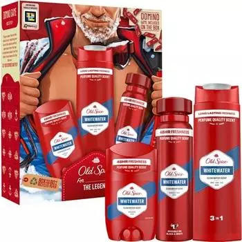 Мужской подарочный набор Old Spice Whitewater Alpinist Set TU прозрачный