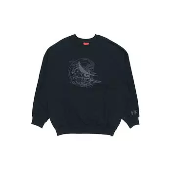 Мужской пуловер с капюшоном Li-Ning x The Forbidden City Baoyun Pavilion, черный AWDPB13-1 XL