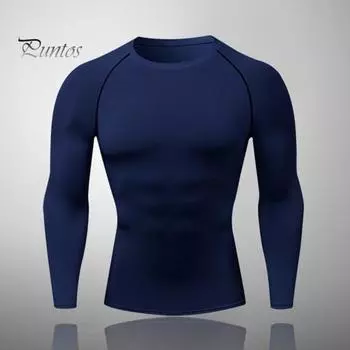 Мужской спортивный топ 3D Slim Fit Высокая эластичность Круглый вырез Быстросохнущий Длинные рукава Slim Fit Компрессионная футболка для коррекции фигуры Тренажерный зал Бег Баскетбол Футболка XL красный