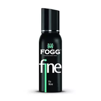 Мужской спрей-парфюм для тела Волна Рио (120 мл), Fragrance Body Spray Fine Rio Wave, Fogg