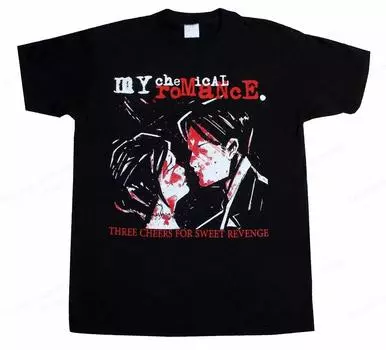 My Chemical Romance футболка Мужская мода футболки хлопковая футболка детские хип-хоп топы футболки женская футболка летняя винтажная аниме топы мальчик M чёрный
