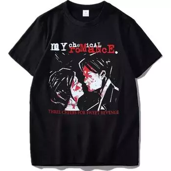 My Chemical Romance футболка женская мода футболки крутые мужские футболки повседневная летняя винтажная аниме унисекс топ футболка S